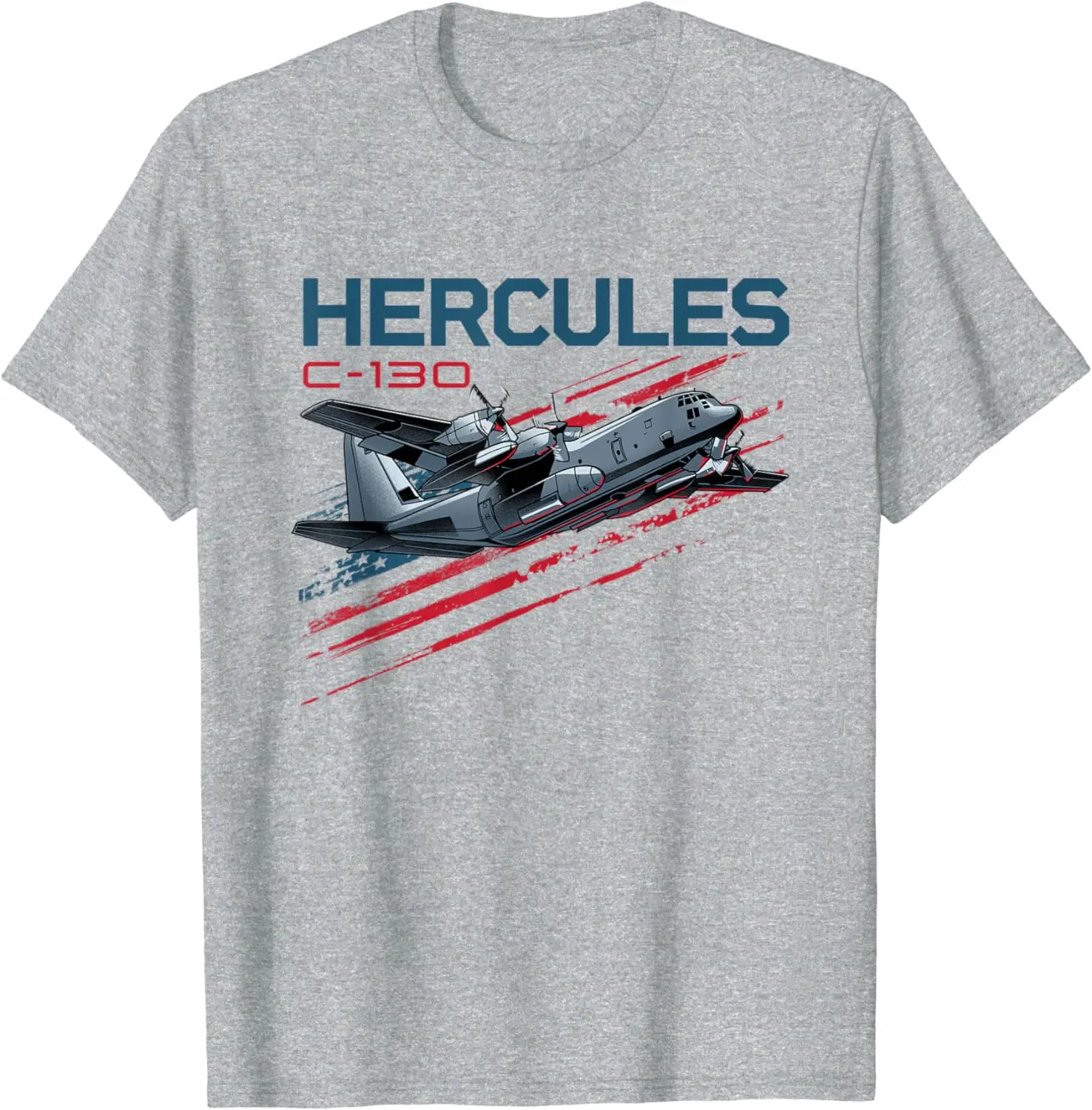 C-130 Hercules Military Cargo Airplane T-Shirt 100% Cotton O-Neck Summer Short Sleeve Casual Mens T-shirt Size S-3XL