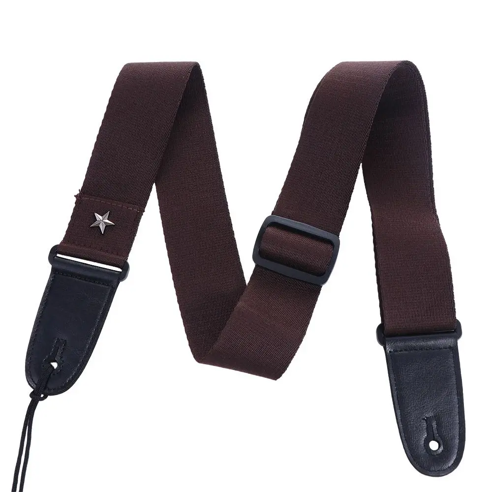 Pick Pocket Adjustable Bass Strap Cross Electric Guitar Picks Holders Guitar Strap Guitar Belts Guitar Shoulder Belt Ends Strap