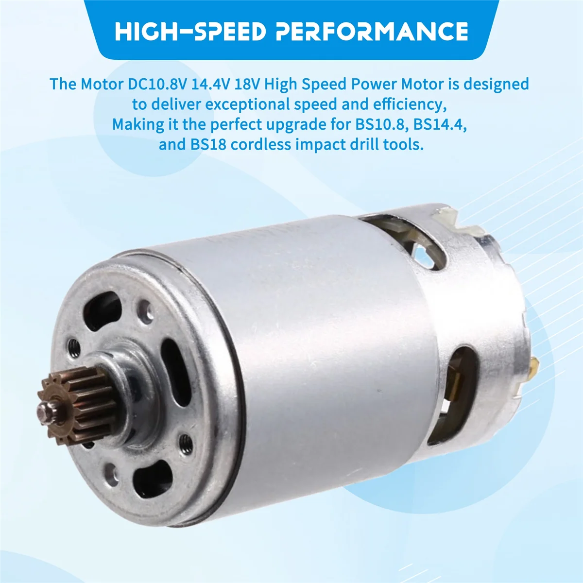 A002 317005100 Silnik DC 10.8V 14.4V 18V Wysokobrotowy Silnik do Wiertarko-Wkrętarki Akumulatorowej BS10.8 BS14.4 BS18