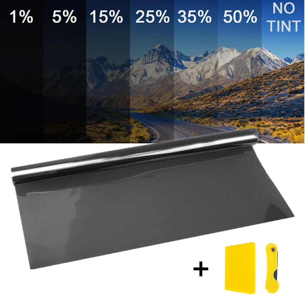 Nano Carbon Window Film Tint Shade PreCut All Sides Rears Decorative Heat Control Anti UV Reflective