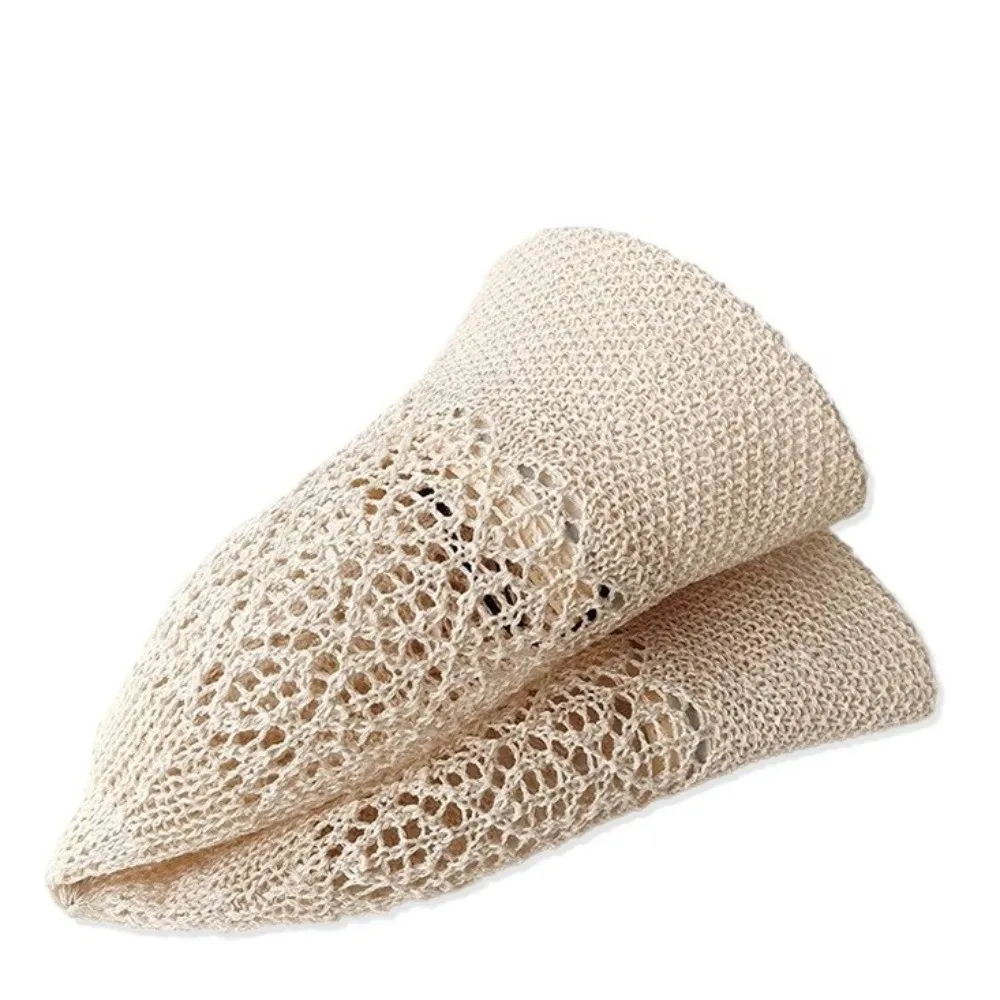 Trendiger Strohhut mit breiter Krempe, atmungsaktiv, lässiger Strandhut, Bucket Hat für den Sommer