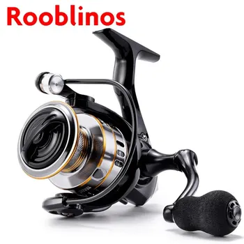 ROOBLINOS RY Spinning Reels Saltwater Freshwater Fishing Reel Ultralight Metal Frame Smoot