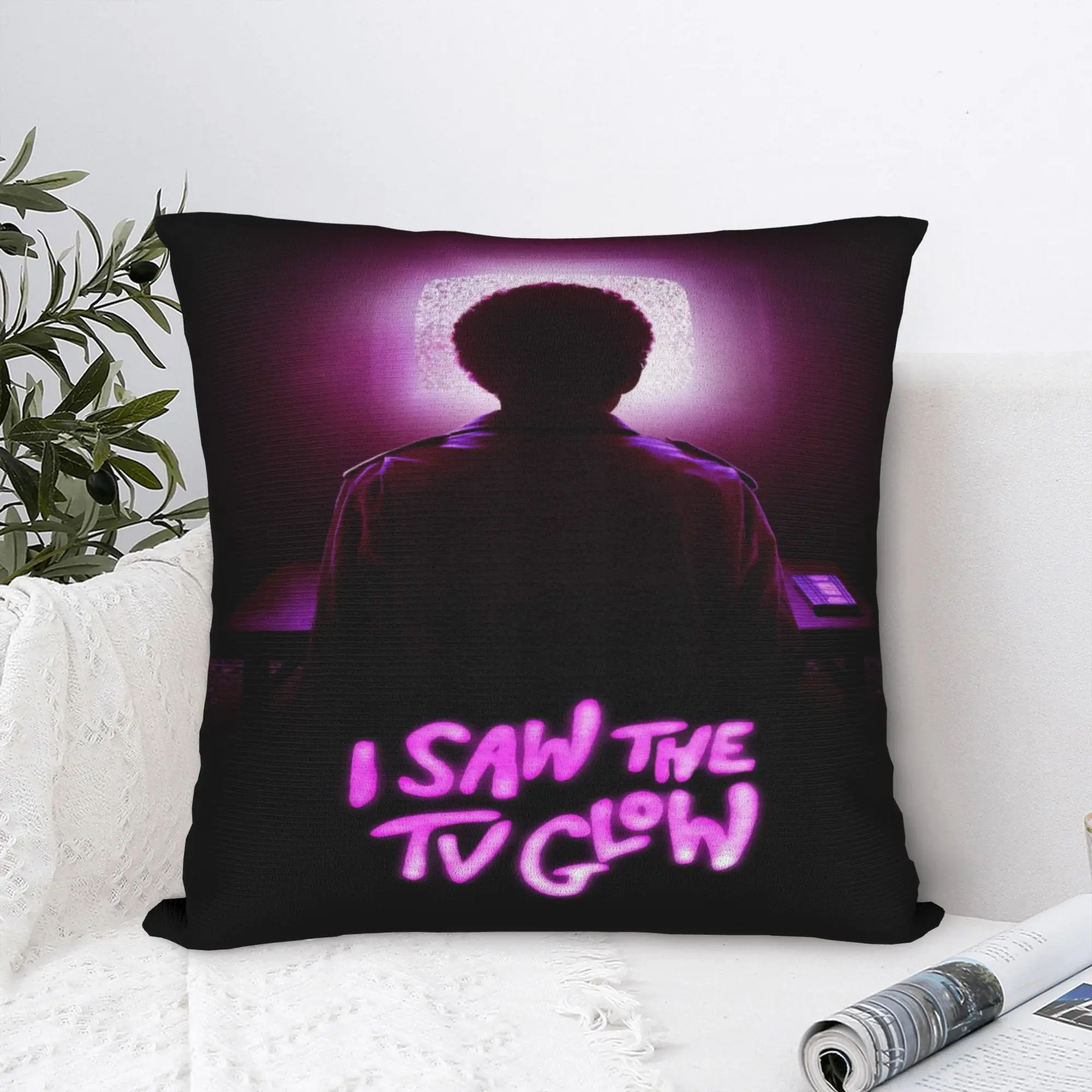 I Saw The TV Glow  Printed Pillowcase Cushion Cover  Throw Pillow Cover Soft and Sweet Car Decorations Zippered Multi Size