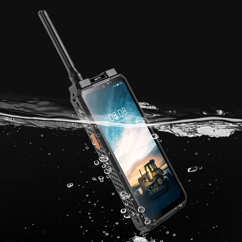 AORO M8 9600mAh Removable Battery Long Range IP69K Rugged Android 5G LTE Phone Two-Way Radio POC PTT DMR Zello Walkie Talkie