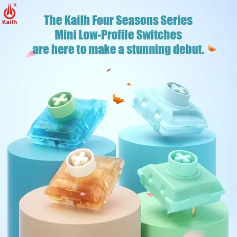 Kailh Low Profile Switches Linear Clicky Tactile Spring Summer Autumn Winter Switch 1353 Choc For DIY Mechanical Hitbox Keyboard Best5 Kailh Low Profile Switches Linear Clicky Tactile Spring Summer Autumn Winter Switch 1353 Choc For DIY Mechanical Hitbox Keyboard Best5