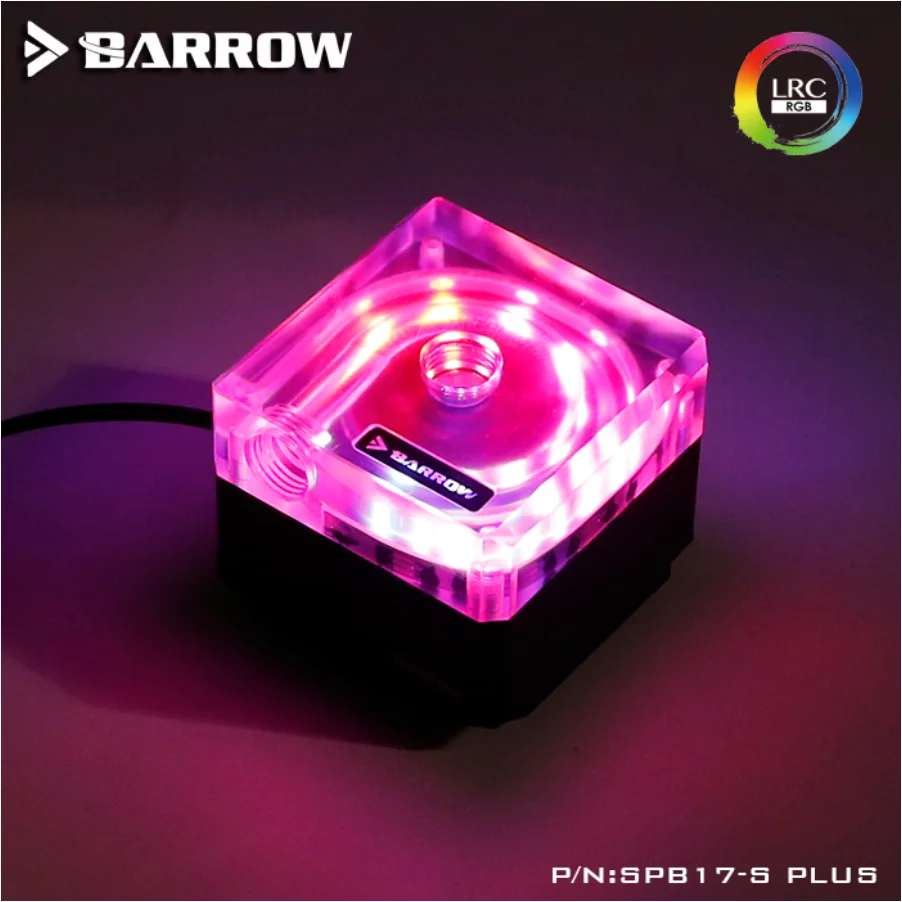 Barrow SPB17-S-PLUS, PLUS Version 17W PWM Pumps, LRC 2.0 With Aluminum Radiator Cover  barrow water cooling