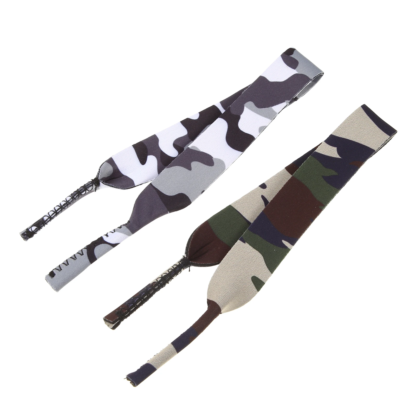 

2pcs Glasses Strap Rope Camouflage Neoprene Cord Lanyard Sunglasses Retainer Sports Anti-lost Adjustable Length Hanging Ropes