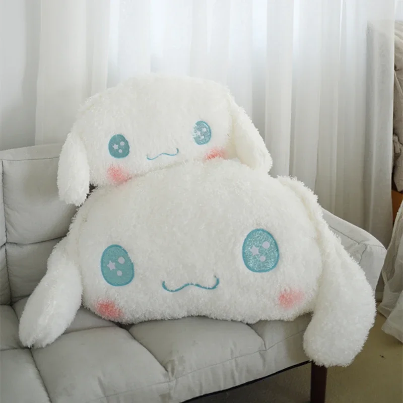

Милая плюшевая игрушка Cinnamoroll, мягкие аниме, пушистые плюшевые игрушки, кавайная подушка для спины в японском стиле, удобный рождественский подарок