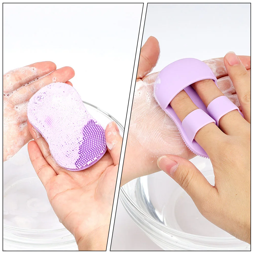 

3pcs Silicone Facial Cleansing Brush Face Scrubbers Deep Clean Blackhead Removal Exfoliator Durable Gentle Massage Skin Care