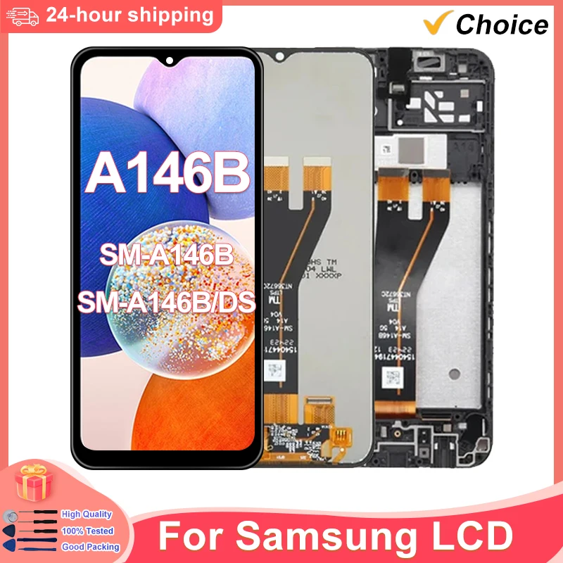 Choice SM-A146B LCD For Samsung Galaxy A14 5G LCD SM-A146B/DS Display Touch Screen Digitizer For Samsung A14 5G SM-A146B LCD