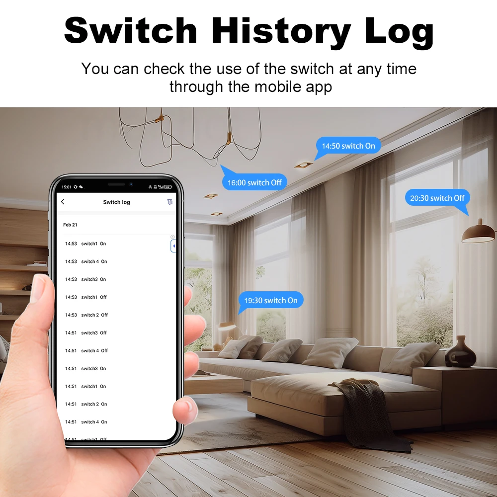 Manhot Tuya Smart EU Zigbee Button Switch No Capacitor Required 1/2/3/4 Gang Wall Light Switch For Alexa Google Home SmartThings