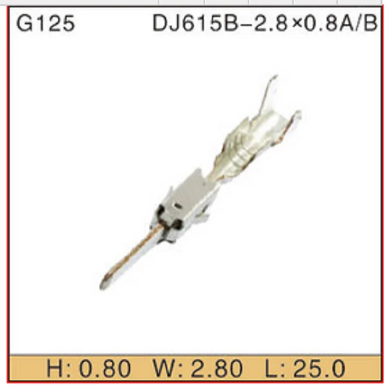 50PCS 1-965982-1 TE original [T] CONN TAB 20-24AWG CRIMP TIN