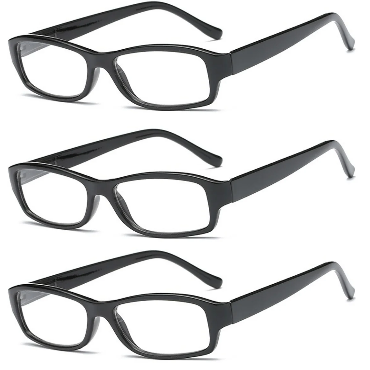 نظارات القراءة للرجال والنساء نظارات طبية عصرية عصرية مربعة لتصحيح مد البصر + 1 + 1.5 + 2 إلى 4.0 #2