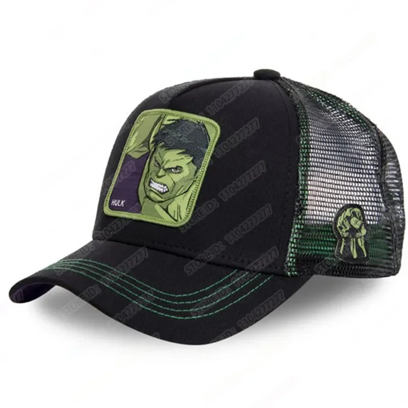 Spiderman Cappellini Cosplay Snapback Berretto da baseball in cotone Uomo Donna Hip Hop Papà Maglia Cappello da camionista Hulk VONEM Cosplay