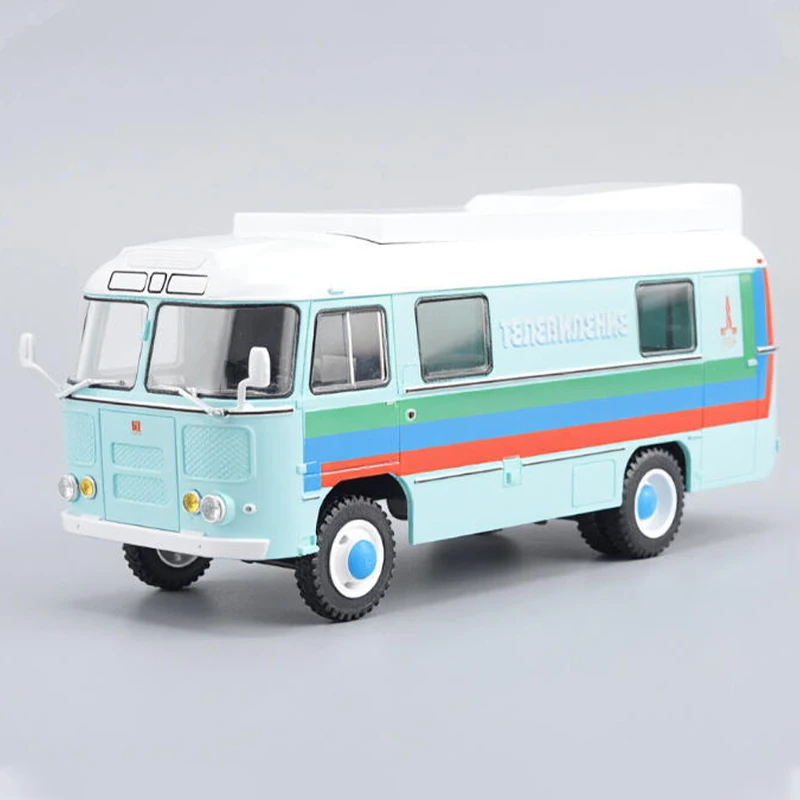

1:43 Scale Alloy Model Moscow 1980 PAZ-3916 (PVS-4) Mobile Cinema Van Static Display Collectible Gifts Souvenir Decoration