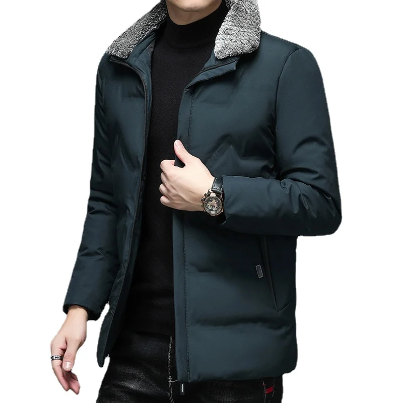 

Man Jacket Winter Lapel Parkas Coats Men Casual Streetwear Thick Windproof Jacket Clothes Print Chaquetas Hombre Oversized L-5XL