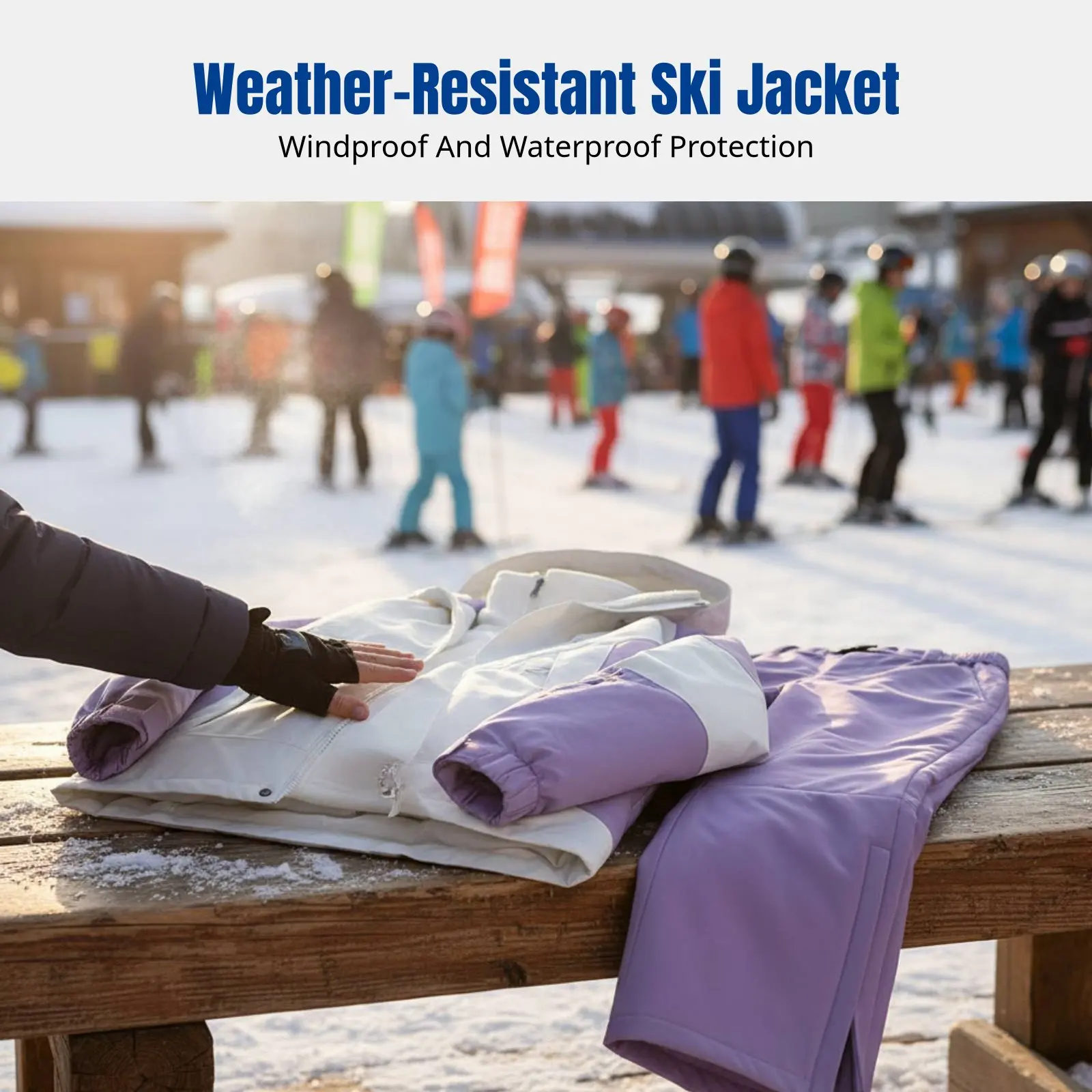 

Детский лыжный костюм, три в одном: съемный флис, утепленная ветрозащитная куртка