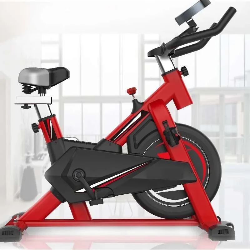 Low Noise Indoor Spinning Bike, Heavy Duty Magnetic Stationary Bicycle With Reinforced Stable Structure