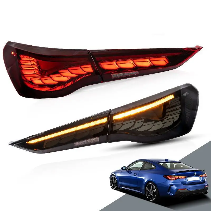 Car Styling LED Taillight Assembly For BMW 4 Series 2020-UP Brake Reverse Parking Running Light Streamer Turn Signal Rear Lamp