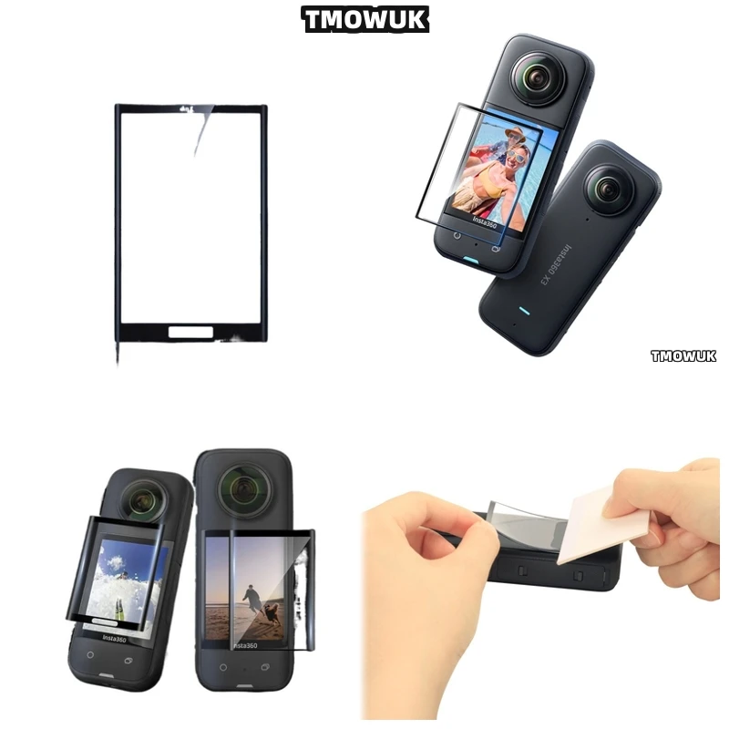 

For Insta360 X3 X4 X5 GPS - Soft Flexible 3D Curved Anti - Scratch PMMA Protective Film