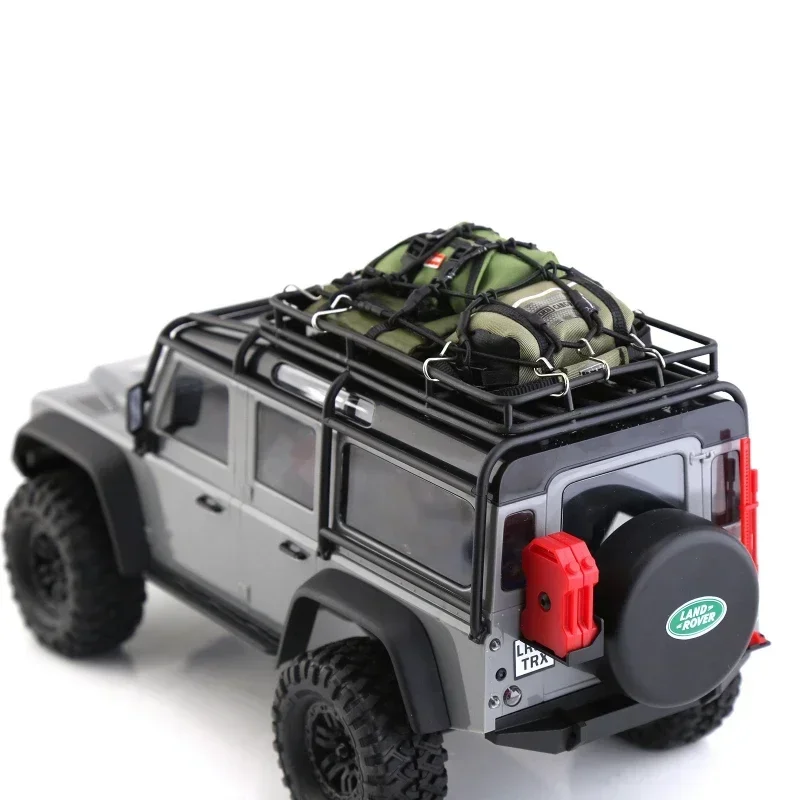 TRX4M coche de escalada equipaje simulado faro bolsa de viaje guarnición para 1/18 coche trepador de control remoto Trxs SCX24 TRX4-M Defender Bronco