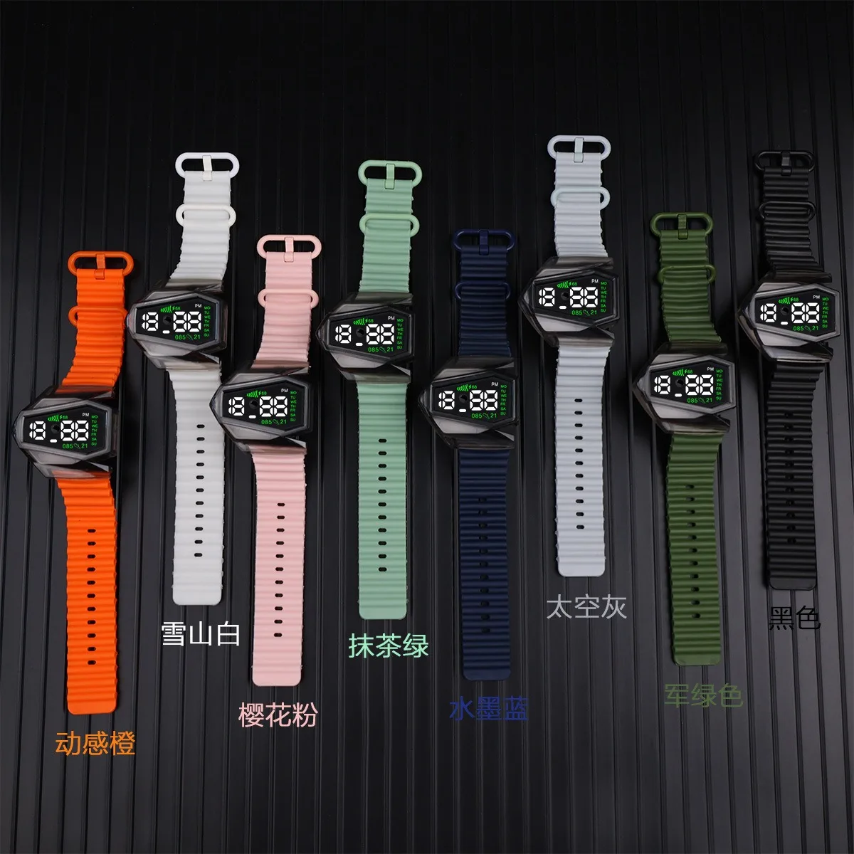 Multi-function Aircraft Watch Touch Screen Digital Kids Watches Students Boys and Girls LED Sports Electronic Watch Clock Gifts