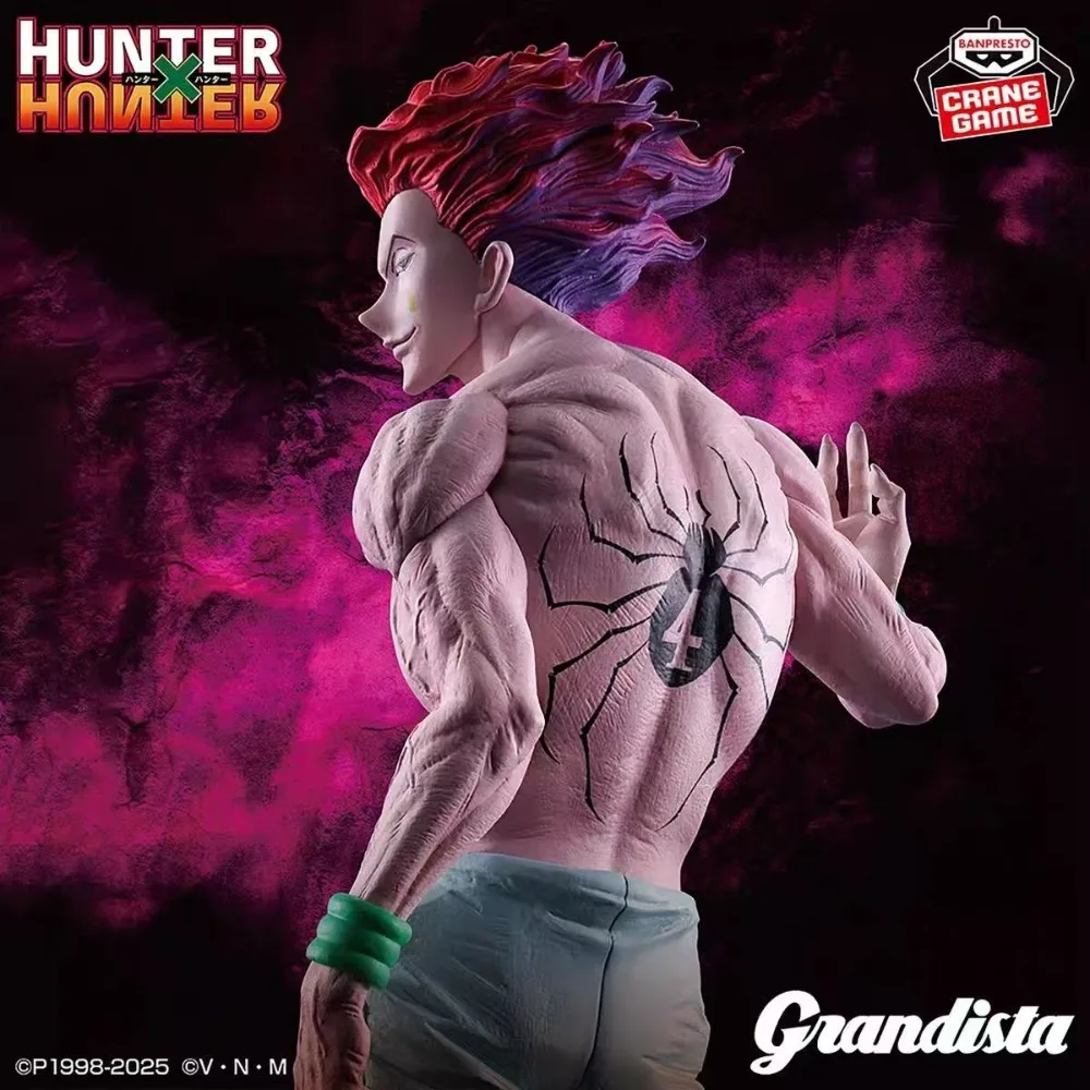 

В наличии Bandai Original Banpresto Grandista GROS Hunter Hunter Hisoka 28 см аниме фигурка модель игрушки коллекция куклы подарки