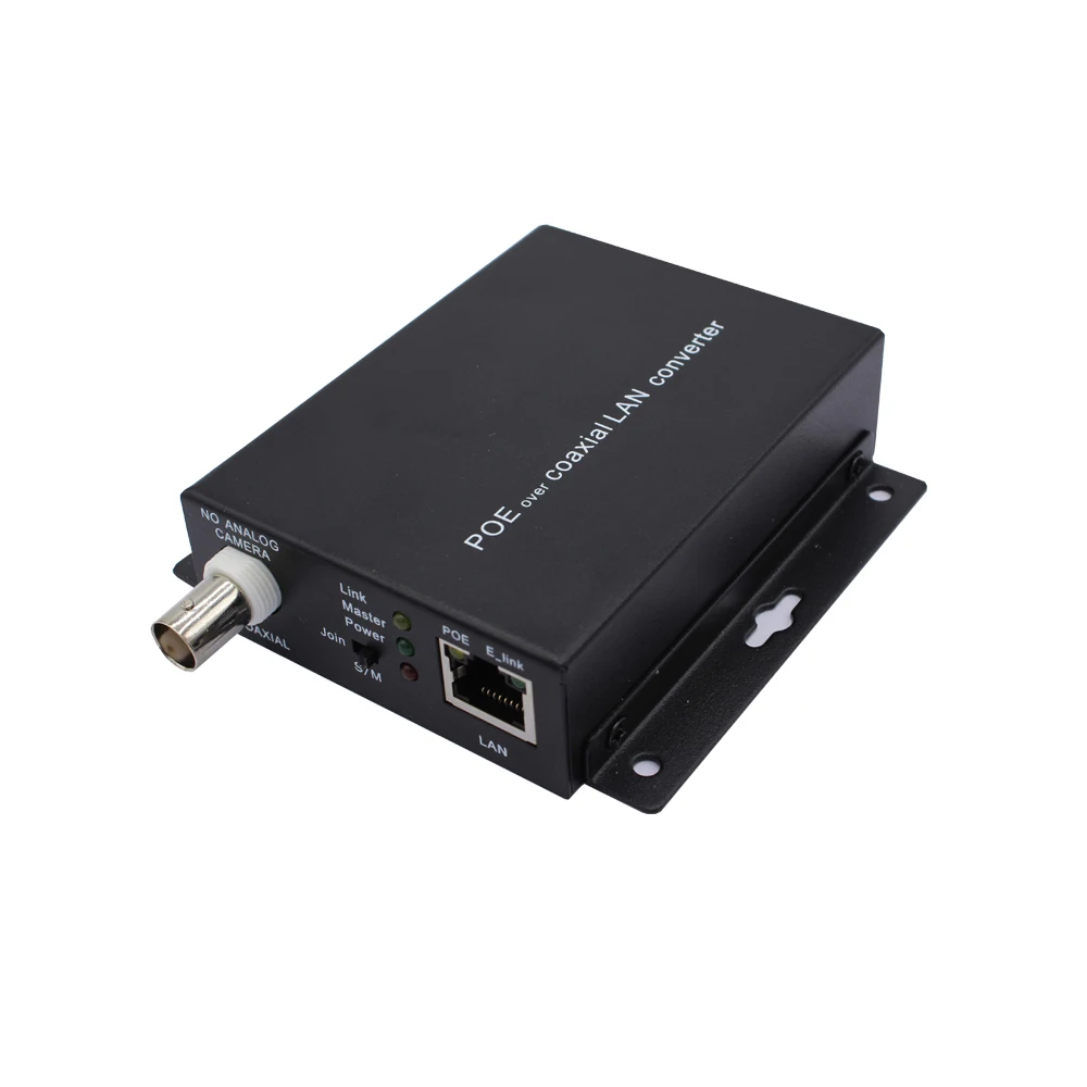 NF-9803 1-Port Power over Extender for IP Camera 10/100Base-Tx & BNC over Coaxial LAN Converter Fiber Optic Media Converter