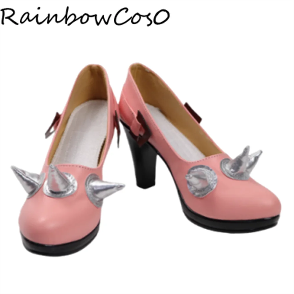 Elphelt Valentine Guilty Gear Cosplay chaussures bottes jeu Anime fête Halloween RainbowCos0 W5339