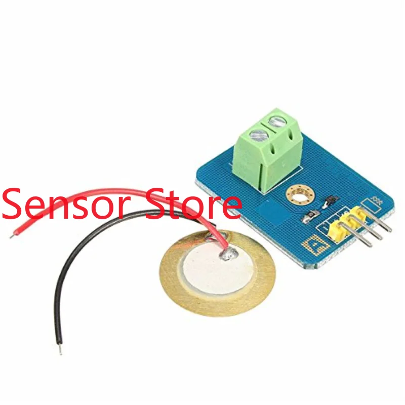 5PCS Analog Piezoelectric Ceramic Vibration Sensor/piezoelectric Electronic Building Block/single Chip Module/capacitor