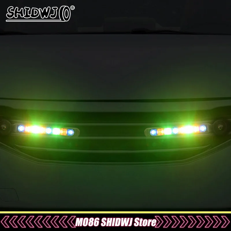 

1Pc Car LED Daytime Headlight With Wind Powered Fan Floodlights Auxiliary Lighting Motorcycle Lamp For Modification