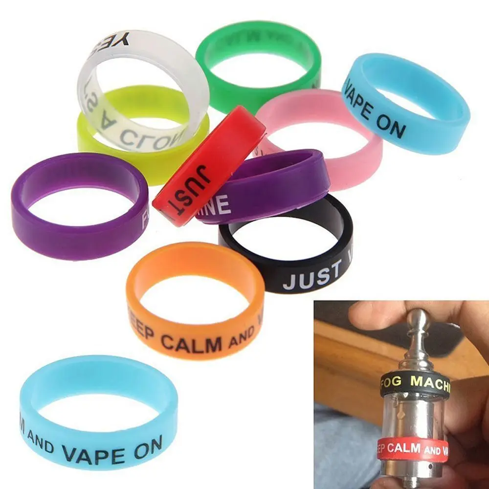 Sale Vapor Vape Mod Mechanical Mods Anti Slip Ring Band for RBA RDA Tank Rubber Silicone
