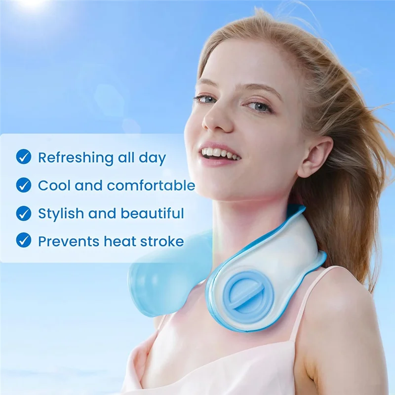 【サマーセール】ネッククーラーパック 再利用可能なアイスネッククーラー ショルダーリリーフ冷却チューブ 屋外労働者、スポーツ、ストレス、怪我用