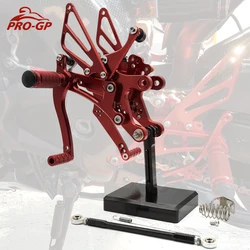 For Yamaha YZF R1 YZF-R1 2004-2006 2004 2005 2006 CNC Motorcycle Adjustable Rearset Footrests Foot Rest Foot Pegs Pedal