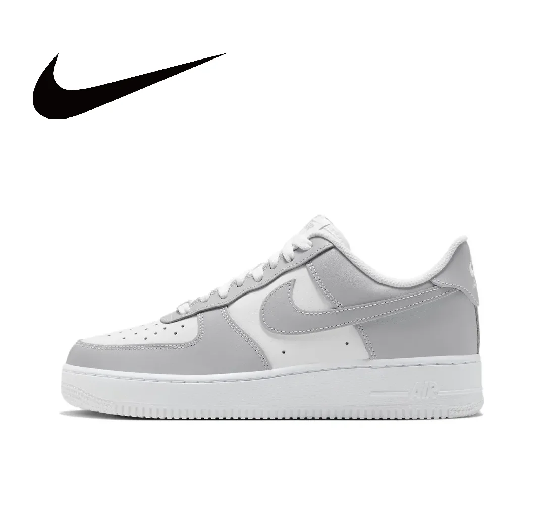 

Кроссовки Nike Air Force 1 07, обувь для скейтборда, повседневные мужские кроссовки, серый цвет