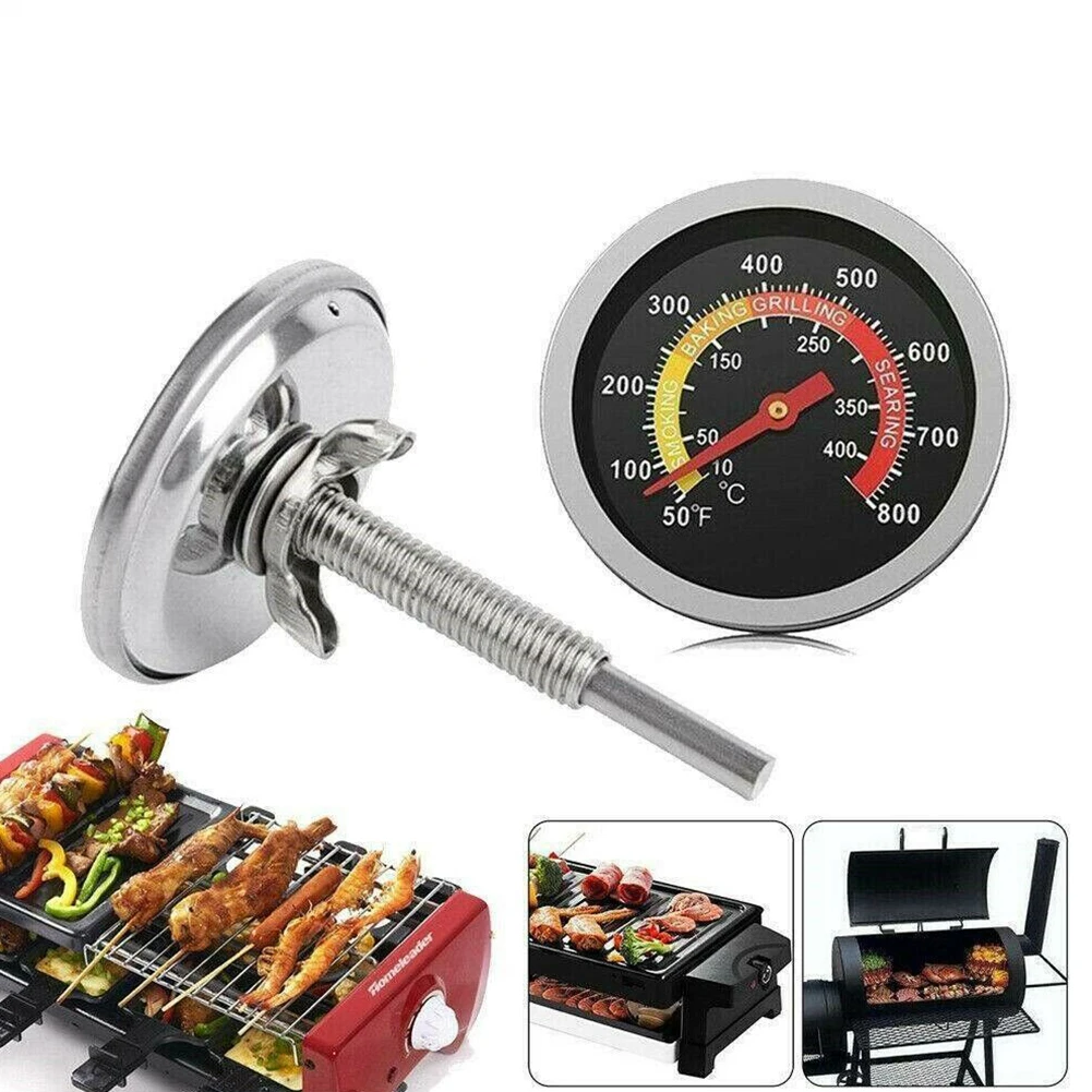 Picture 7: 1pc Barbecue Thermometer Smoker Grill Temperature Gauge Oven Temp Gauge 10~400℃ BBQ Cooking Food Probe Grill Oven Kitchen Tools