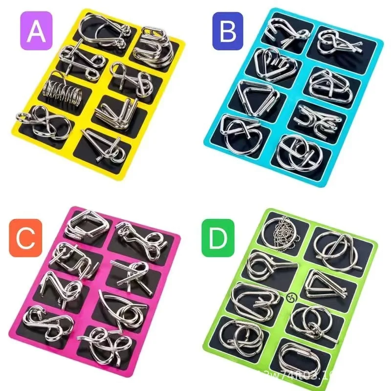 Magic toy intelligence buckle reverse thinking training equipment exercises the brain in the game