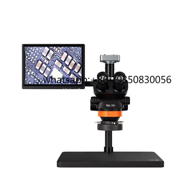 TBK Trinocular Microscope Mobile Phone Repairing for Motherboard Soldering BGA Rework Station Machine for Chip Circuit Board