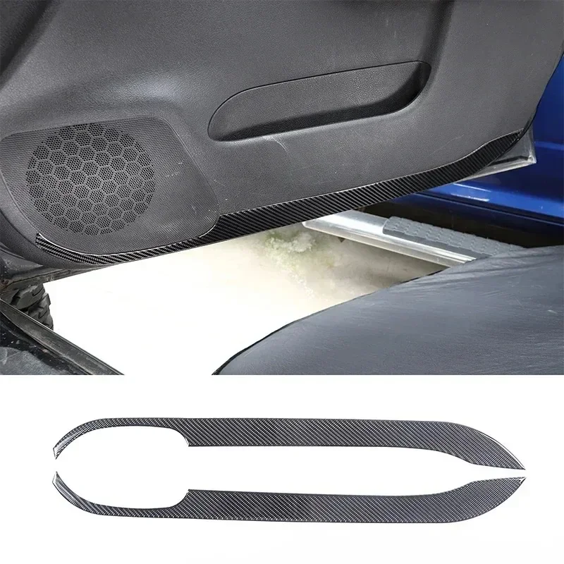 

For Hummer H3 2005-2009 Soft Carbon Fiber Car Front Car Door Anti-Kick Panel Cover Trim Sticker Interior Car Accessories