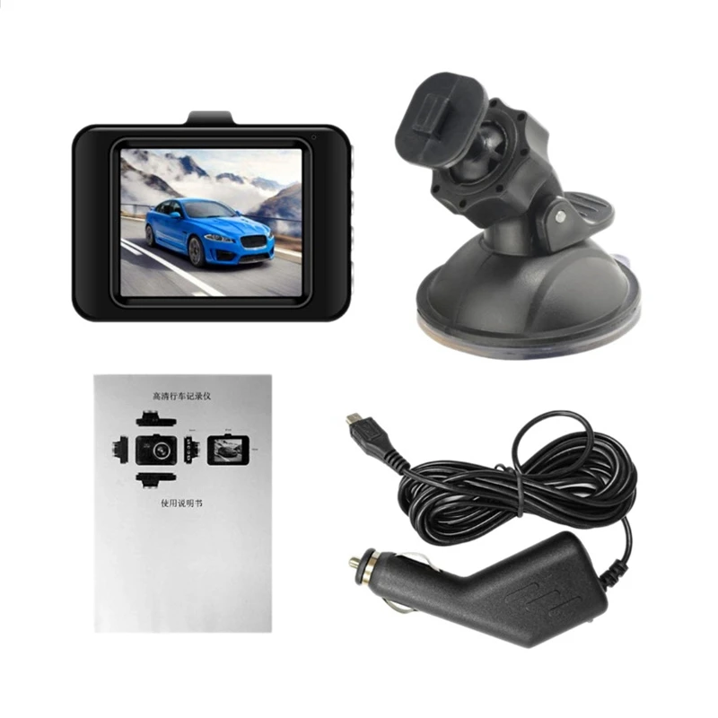 Mini DVR kamera samochodowa 1080P rejestrator wideo Full HD rejestrator parkowania nagrywania w pętlę 2,2 calowe kamera na deskę rozdzielczą