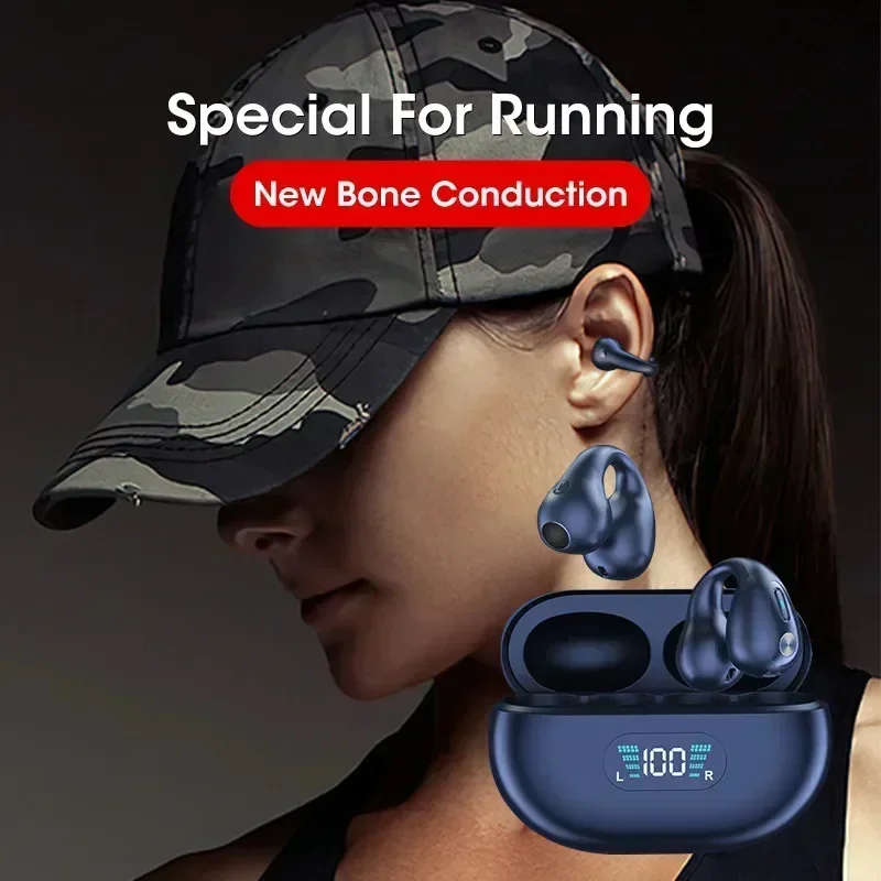 

Sound Earcuffs Bluetooth Headphones Sports HiFi Bass Ear Clip TWS Earphones Earbuds Gaming Headset PK Earring Wireless