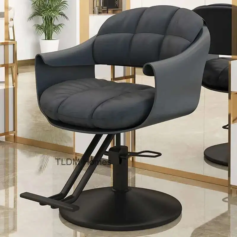 

Red Barber Chair Professional Eyelash Sofa Shop Simple Free Shipping Beauty Lashes Vintage Purpose Salon Saloon Wheel Reclining