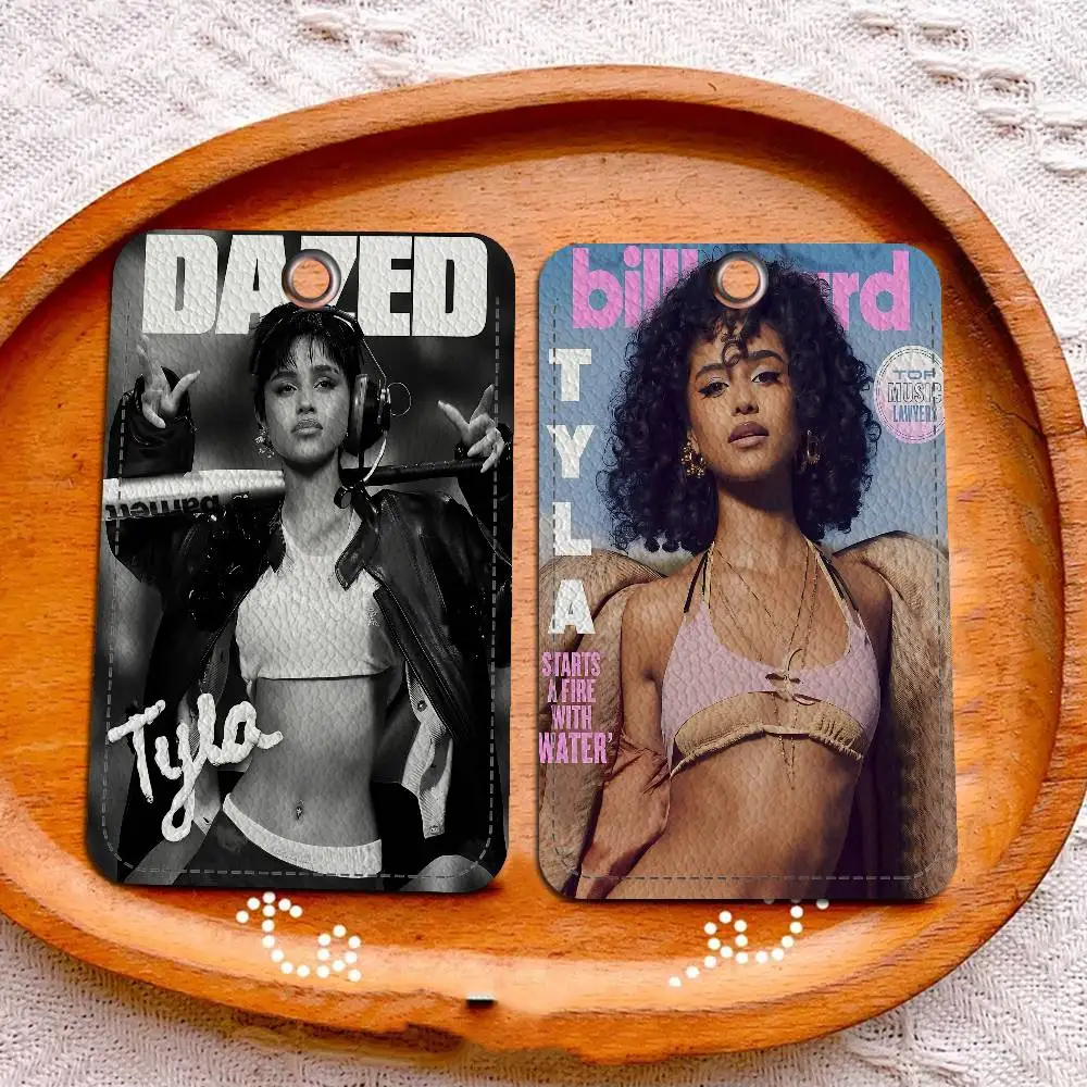 

Держатели для карт Pop Singer Star Tyla, защитные чехлы для студенческих удостоверений личности, чехлы для студентов, кампуса, карты доступа, брелок для ключей, анти-потерянный