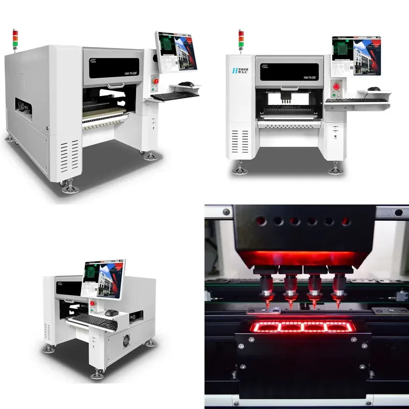 2025 New HWGC Automatic Placement Machine PCB Assembly Pick and Place Machine for 400x200mm Printed Circuit Board