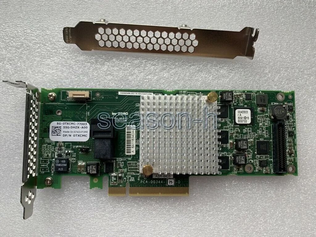 ASR-8405 4-port SATA / SAS RAID Controller 12G PCIe  3.0 1GB card