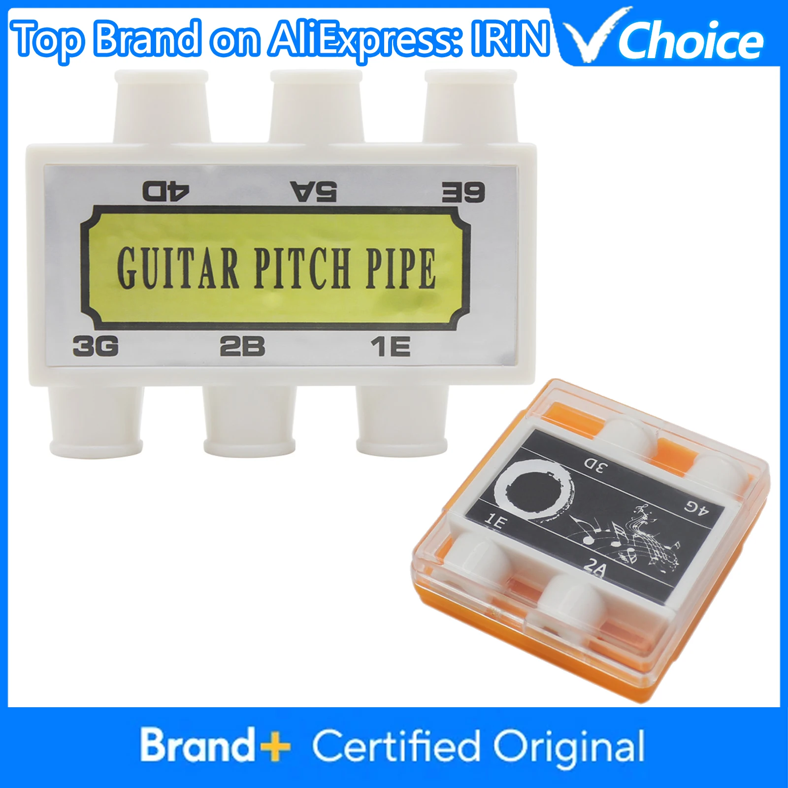 IRIN Gitarrenstimmer 4/6-Loch-Stimmgerät für Gitarre, Bass, Flöte, Saiteninstrumente, Zubehör für Reparatur und Wartung