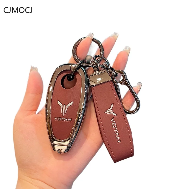 Premium Zinc Alloy Key Cover Case for Voyah Zhiyin / FREE 2025 / Zhuiguang PHEV (2024) - Protective Key Fob Shell Keychain