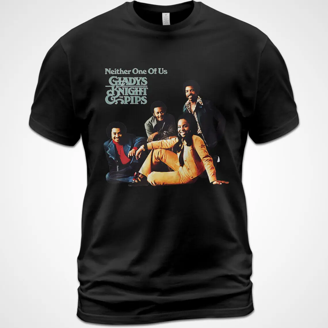 Cotton T-Shirt Gladys Knight And The Pips Neither One of Us Album Gladys Knight