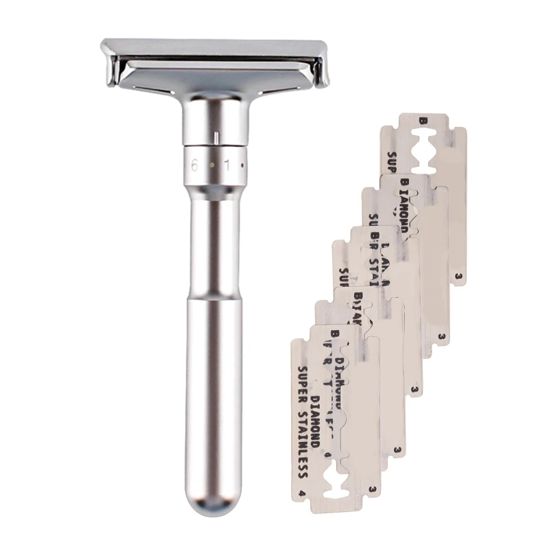 

Safety for Razor Manual for Razor for Men Adjustable 1-6 Close Shaving for Razor Drop Shipping