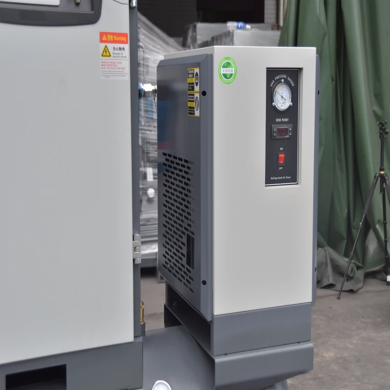 All In One Air Compressor 7.5 Kw 11 Kw 15 Kw 22kw Industrial Single Phase Mobile BarScrew Air Compressor For Sale